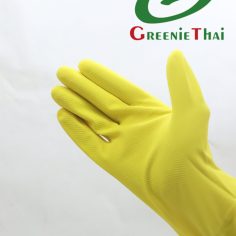 ถุงมืออย่างหนา สีเหลือง SIZE M
